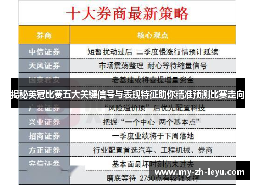 揭秘英冠比赛五大关键信号与表现特征助你精准预测比赛走向 揭秘英冠比赛五大关键信号与表现特征助你精准预测比赛走向